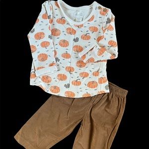 24 months toddler boys Little Planet Fall outfit